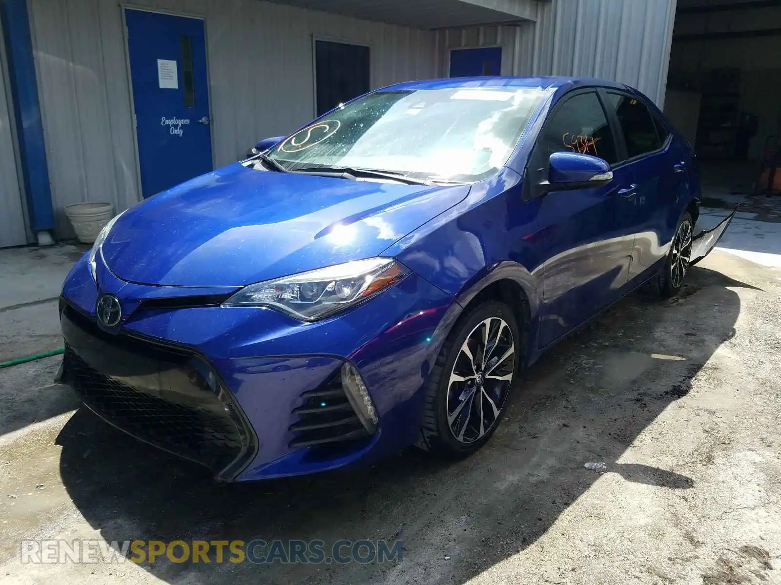 2 Photograph of a damaged car 2T1BURHE1KC224307 TOYOTA COROLLA 2019