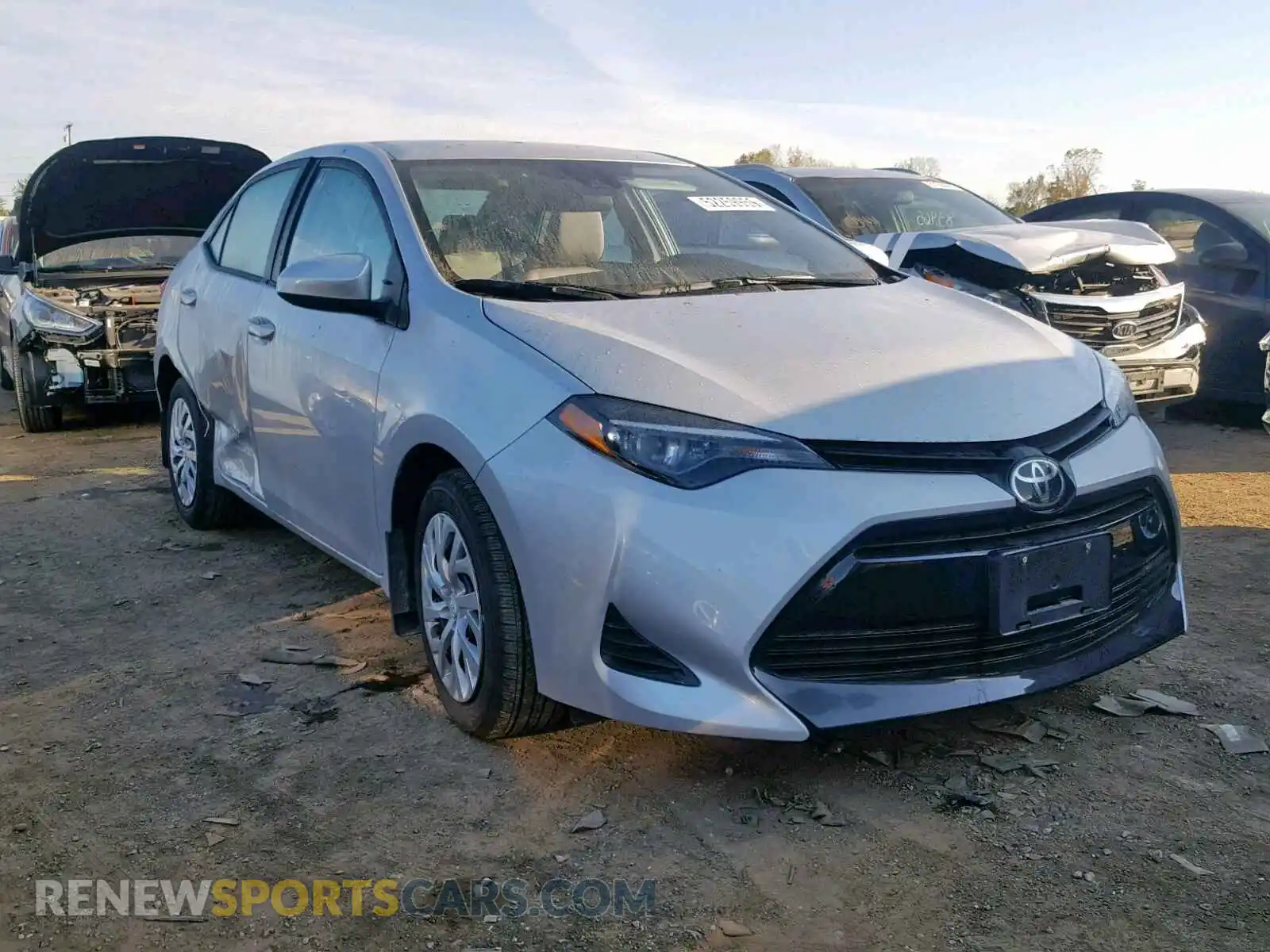 1 Photograph of a damaged car 2T1BURHE1KC224355 TOYOTA COROLLA 2019