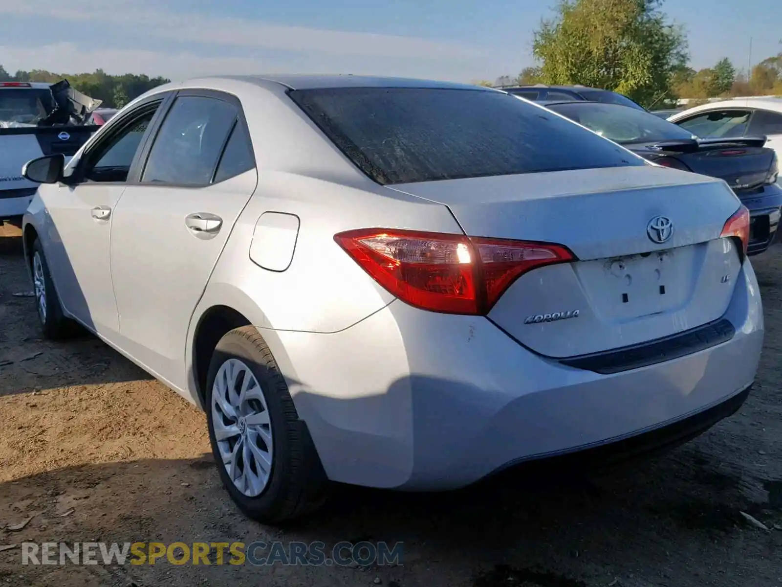 3 Photograph of a damaged car 2T1BURHE1KC224355 TOYOTA COROLLA 2019