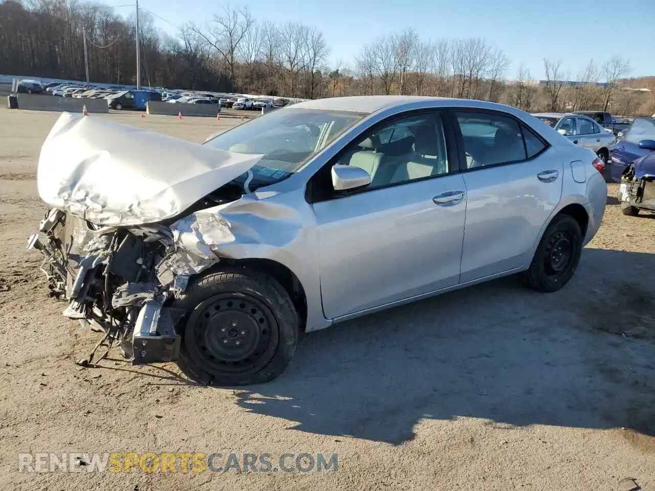 1 Photograph of a damaged car 2T1BURHE1KC226235 TOYOTA COROLLA 2019