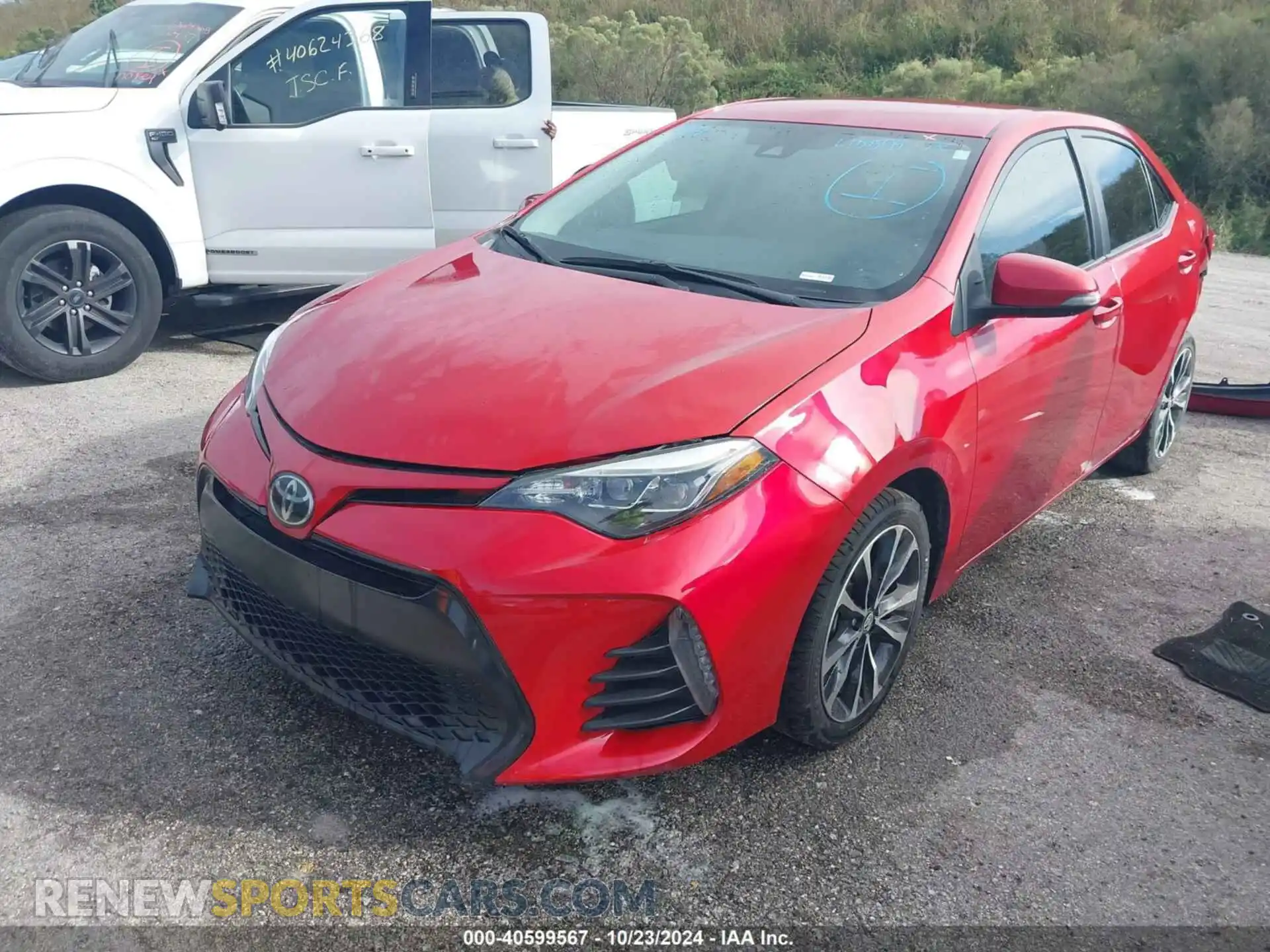 2 Photograph of a damaged car 2T1BURHE1KC226865 TOYOTA COROLLA 2019