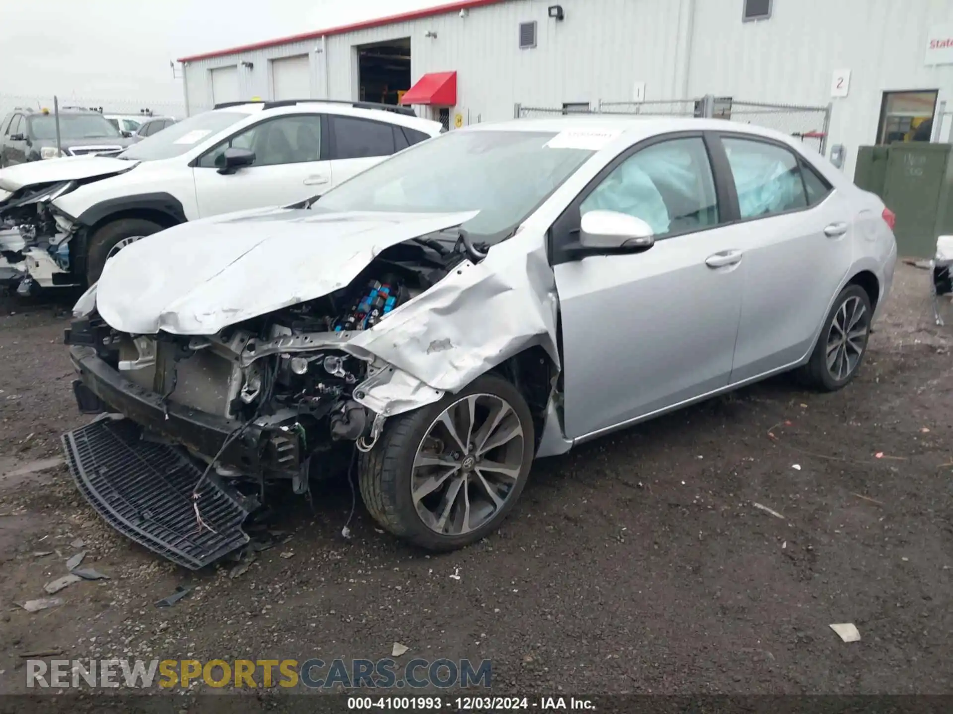2 Photograph of a damaged car 2T1BURHE1KC227305 TOYOTA COROLLA 2019