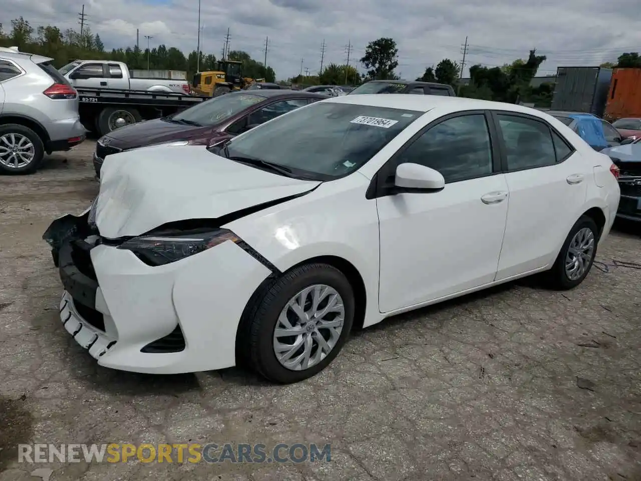 1 fotografías del automóvil dañado 2T1BURHE1KC227983 TOYOTA COROLLA 2019