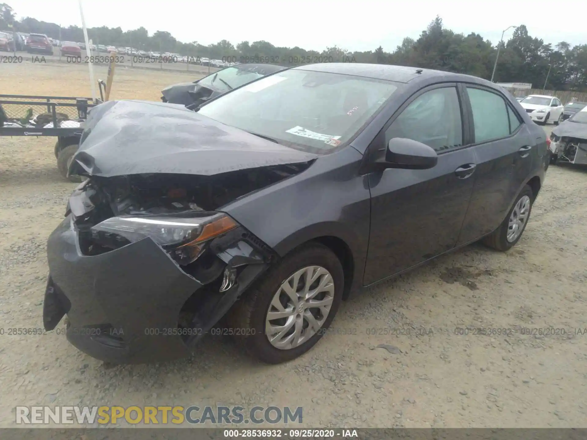 2 Фотография поврежденного автомобиля 2T1BURHE1KC230902 TOYOTA COROLLA 2019
