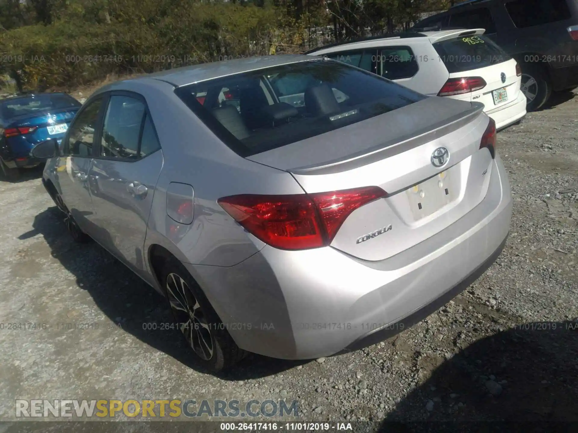 3 Photograph of a damaged car 2T1BURHE1KC234531 TOYOTA COROLLA 2019