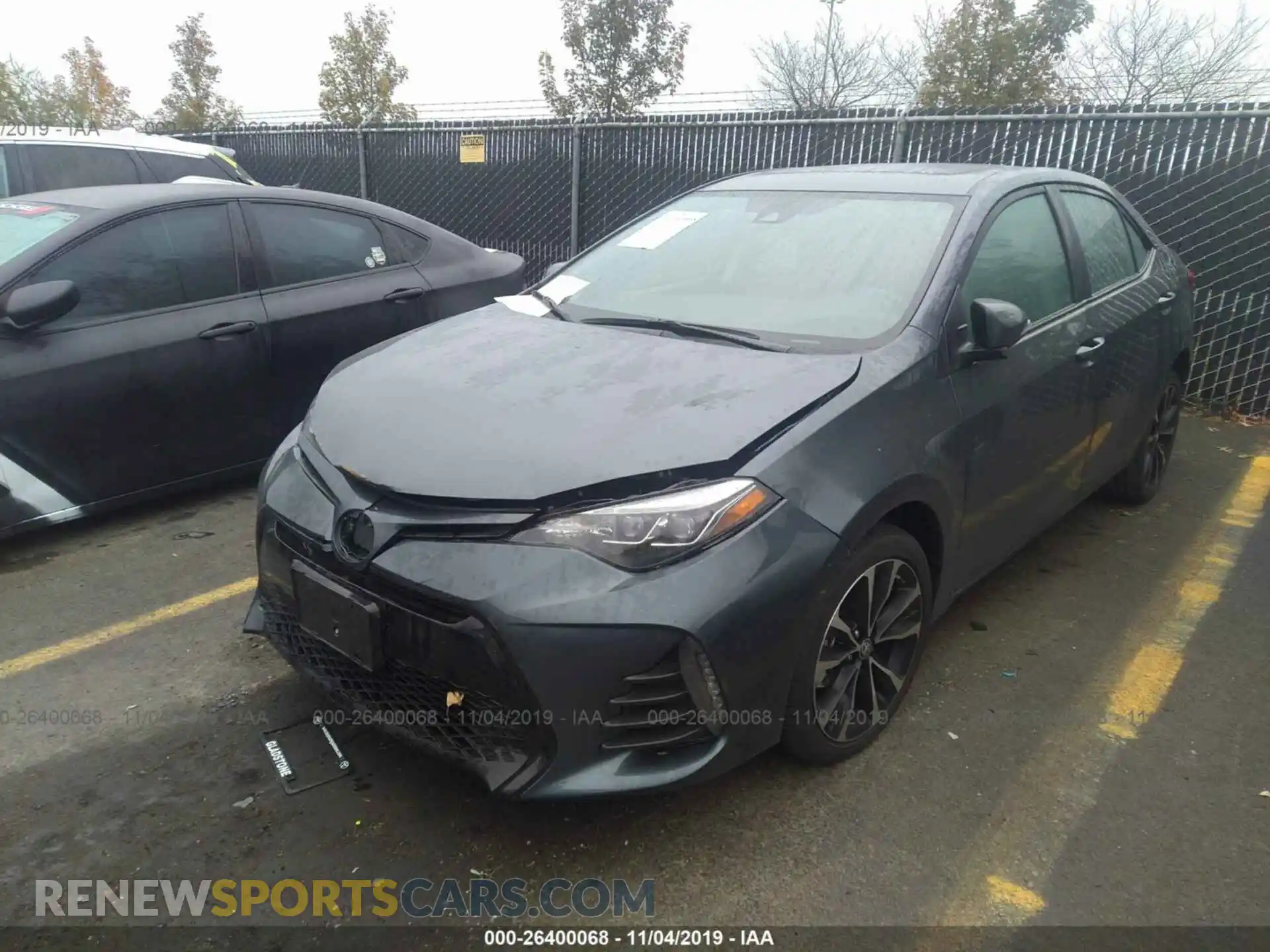 2 Photograph of a damaged car 2T1BURHE1KC236960 TOYOTA COROLLA 2019