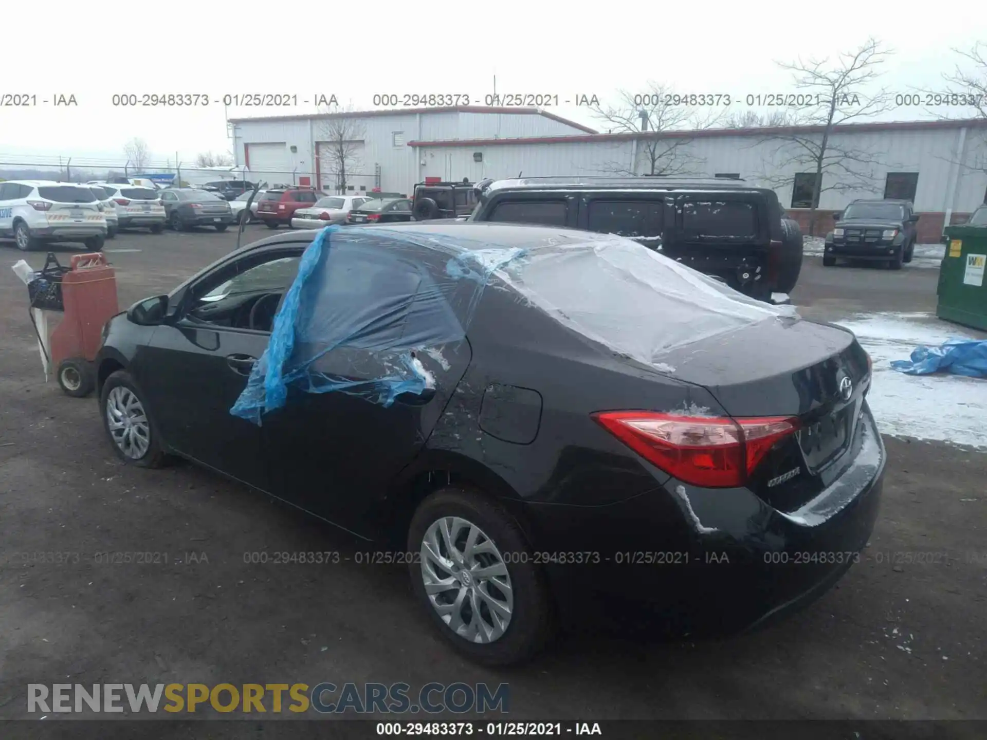 3 Photograph of a damaged car 2T1BURHE1KC237199 TOYOTA COROLLA 2019