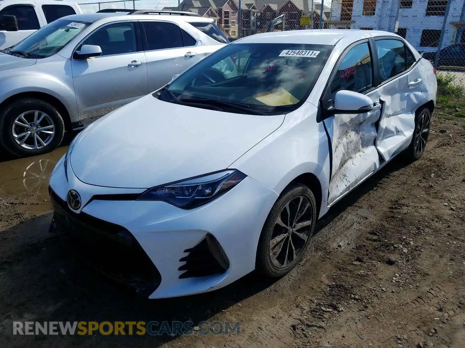 2 Photograph of a damaged car 2T1BURHE1KC239700 TOYOTA COROLLA 2019
