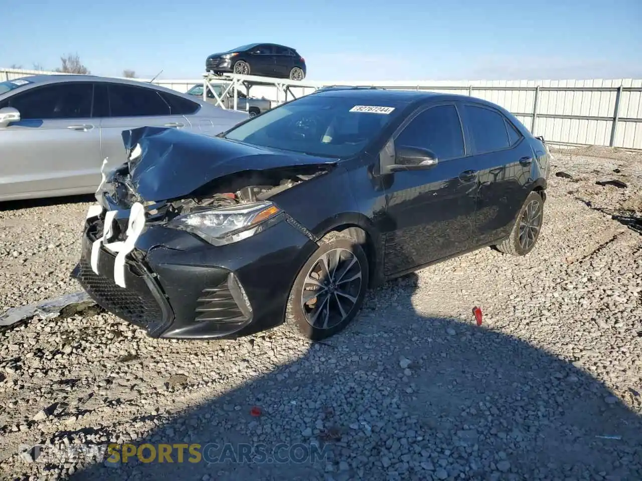 1 Photograph of a damaged car 2T1BURHE1KC246744 TOYOTA COROLLA 2019