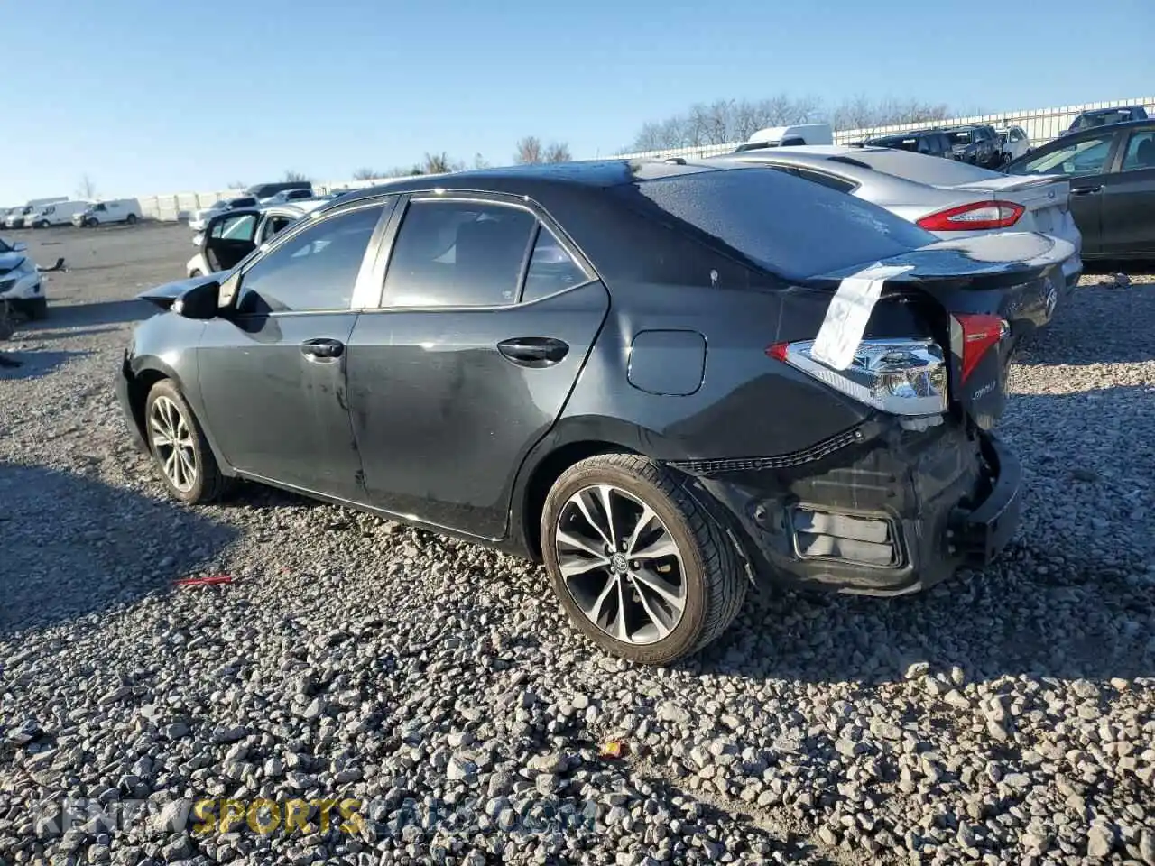 2 Photograph of a damaged car 2T1BURHE1KC246744 TOYOTA COROLLA 2019