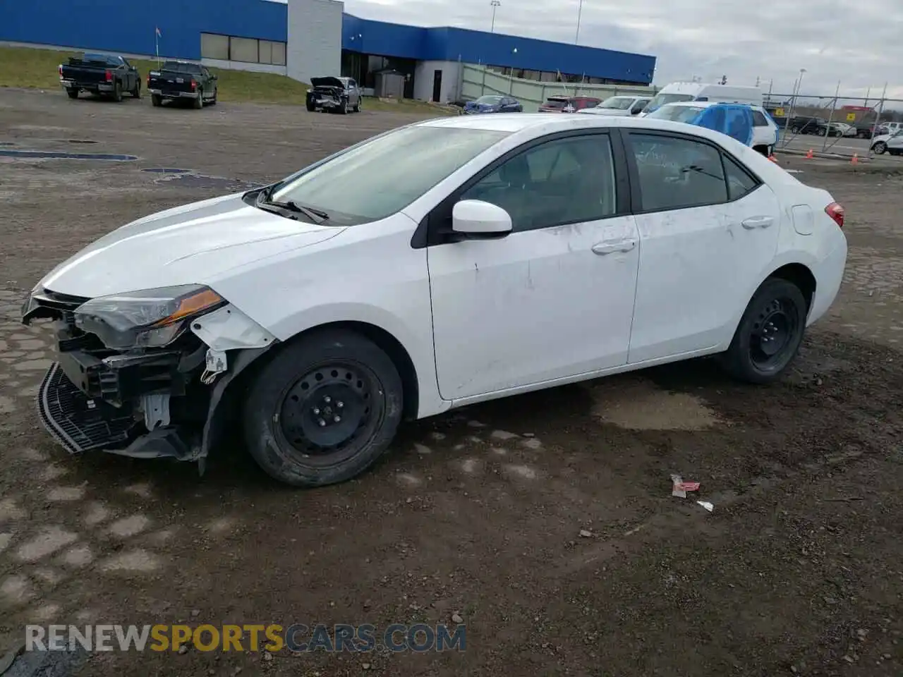 1 Photograph of a damaged car 2T1BURHE2KC127908 TOYOTA COROLLA 2019