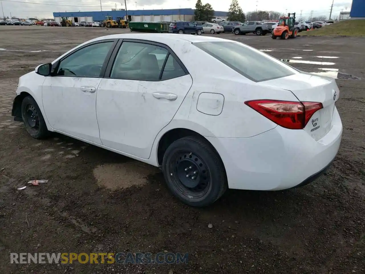 2 Photograph of a damaged car 2T1BURHE2KC127908 TOYOTA COROLLA 2019