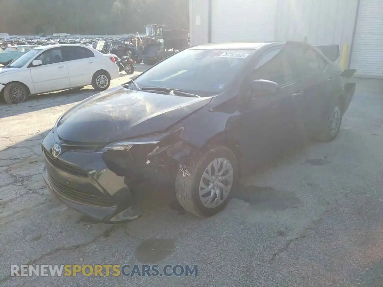 2 Photograph of a damaged car 2T1BURHE2KC135734 TOYOTA COROLLA 2019