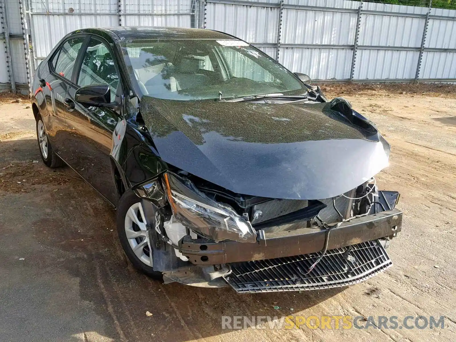 1 Photograph of a damaged car 2T1BURHE2KC137502 TOYOTA COROLLA 2019