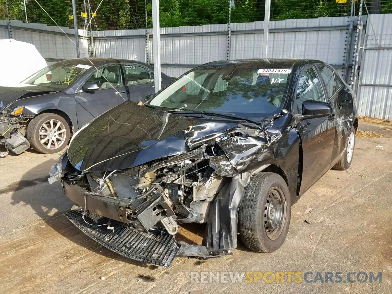2 Photograph of a damaged car 2T1BURHE2KC137502 TOYOTA COROLLA 2019