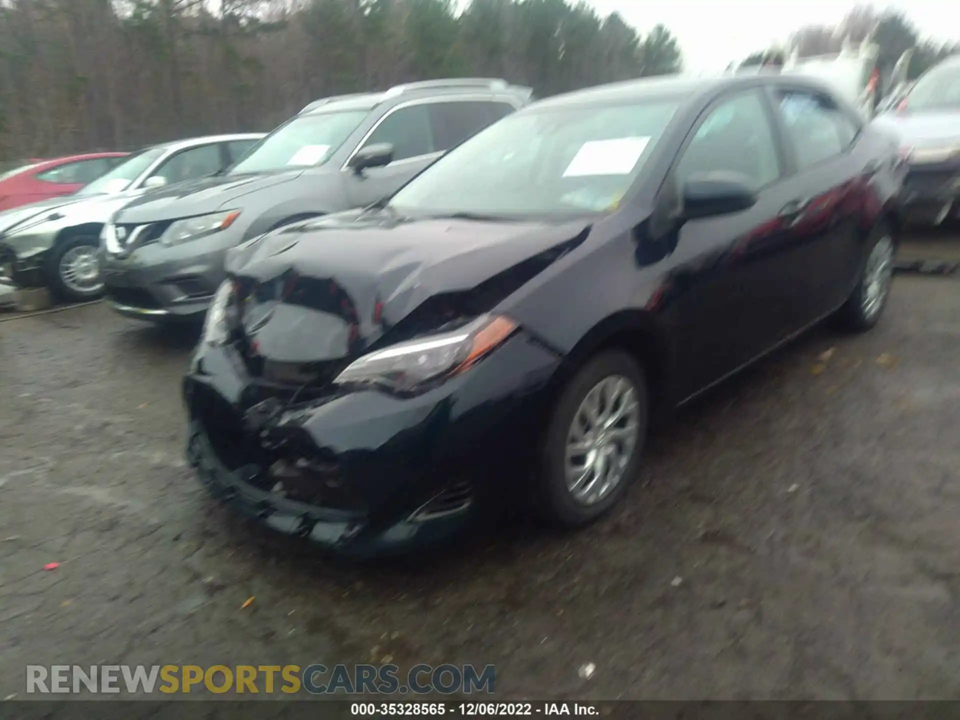 2 Photograph of a damaged car 2T1BURHE2KC141162 TOYOTA COROLLA 2019