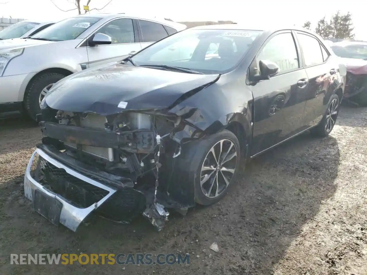 2 Photograph of a damaged car 2T1BURHE2KC142828 TOYOTA COROLLA 2019