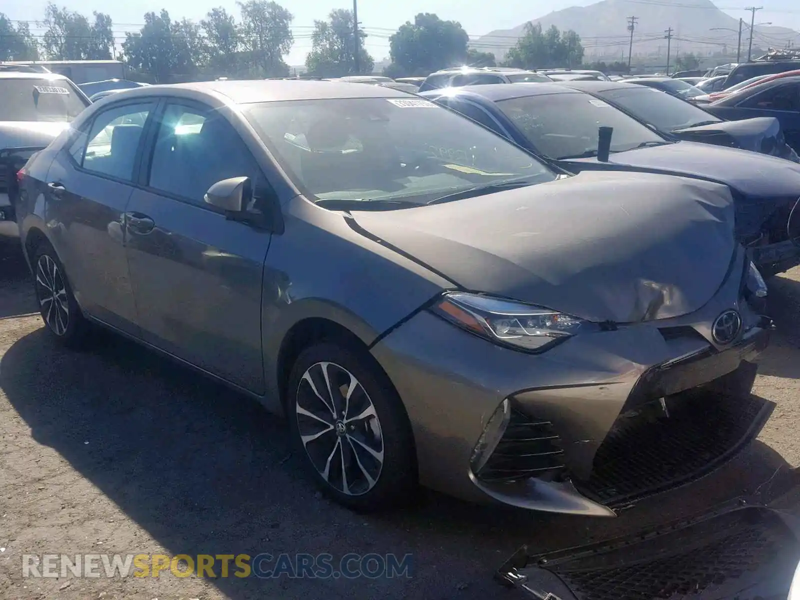 1 Photograph of a damaged car 2T1BURHE2KC146135 TOYOTA COROLLA 2019