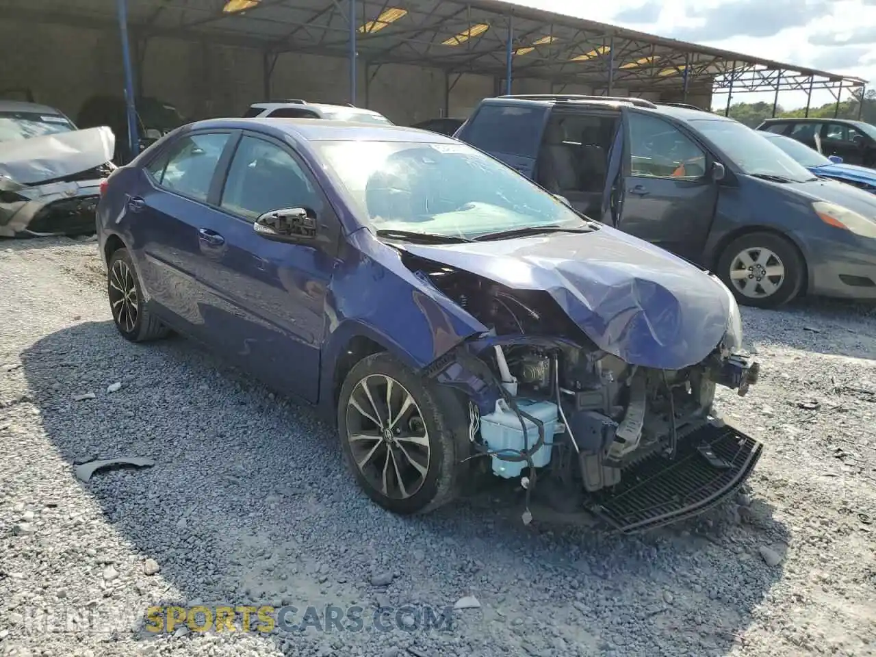 1 Photograph of a damaged car 2T1BURHE2KC146250 TOYOTA COROLLA 2019