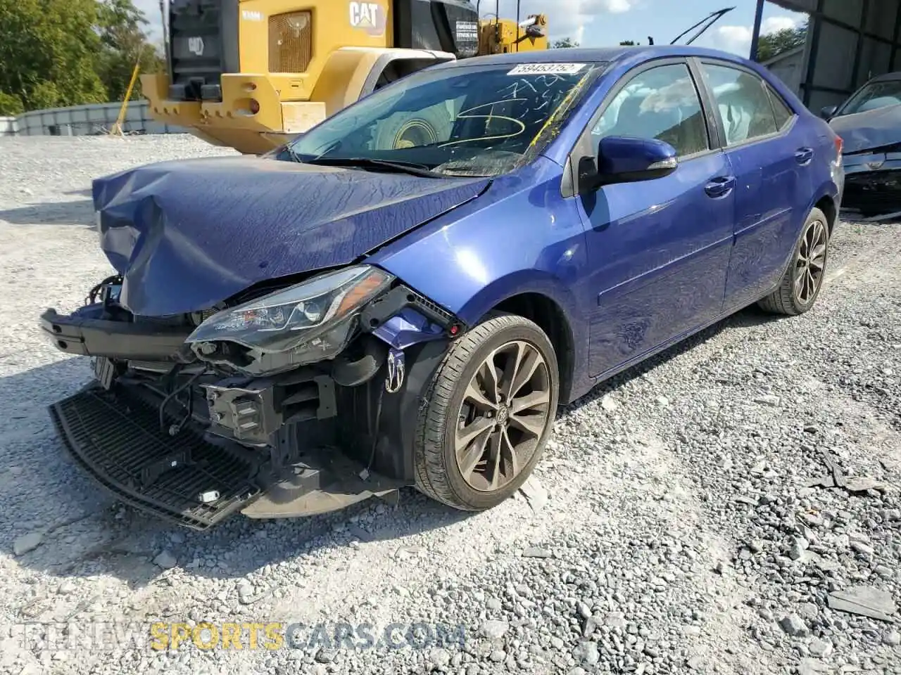 2 Photograph of a damaged car 2T1BURHE2KC146250 TOYOTA COROLLA 2019