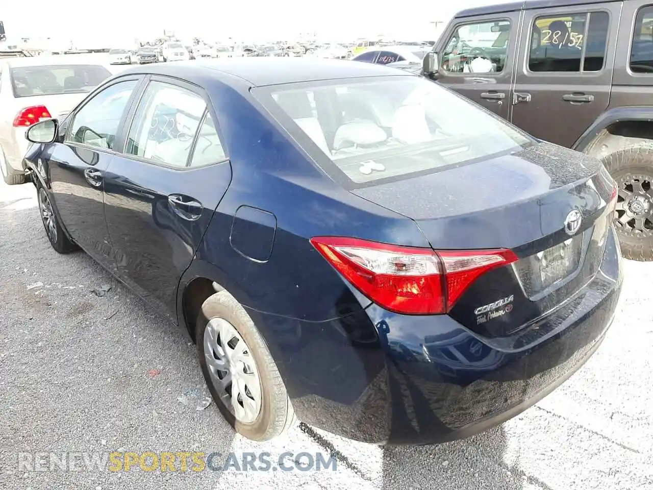 3 Photograph of a damaged car 2T1BURHE2KC148189 TOYOTA COROLLA 2019