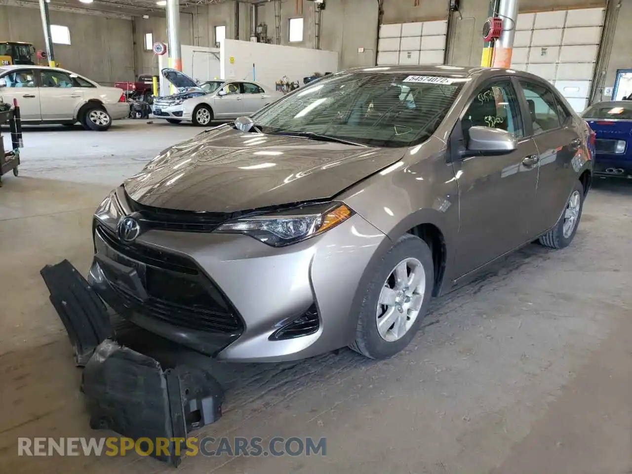 2 Photograph of a damaged car 2T1BURHE2KC148371 TOYOTA COROLLA 2019