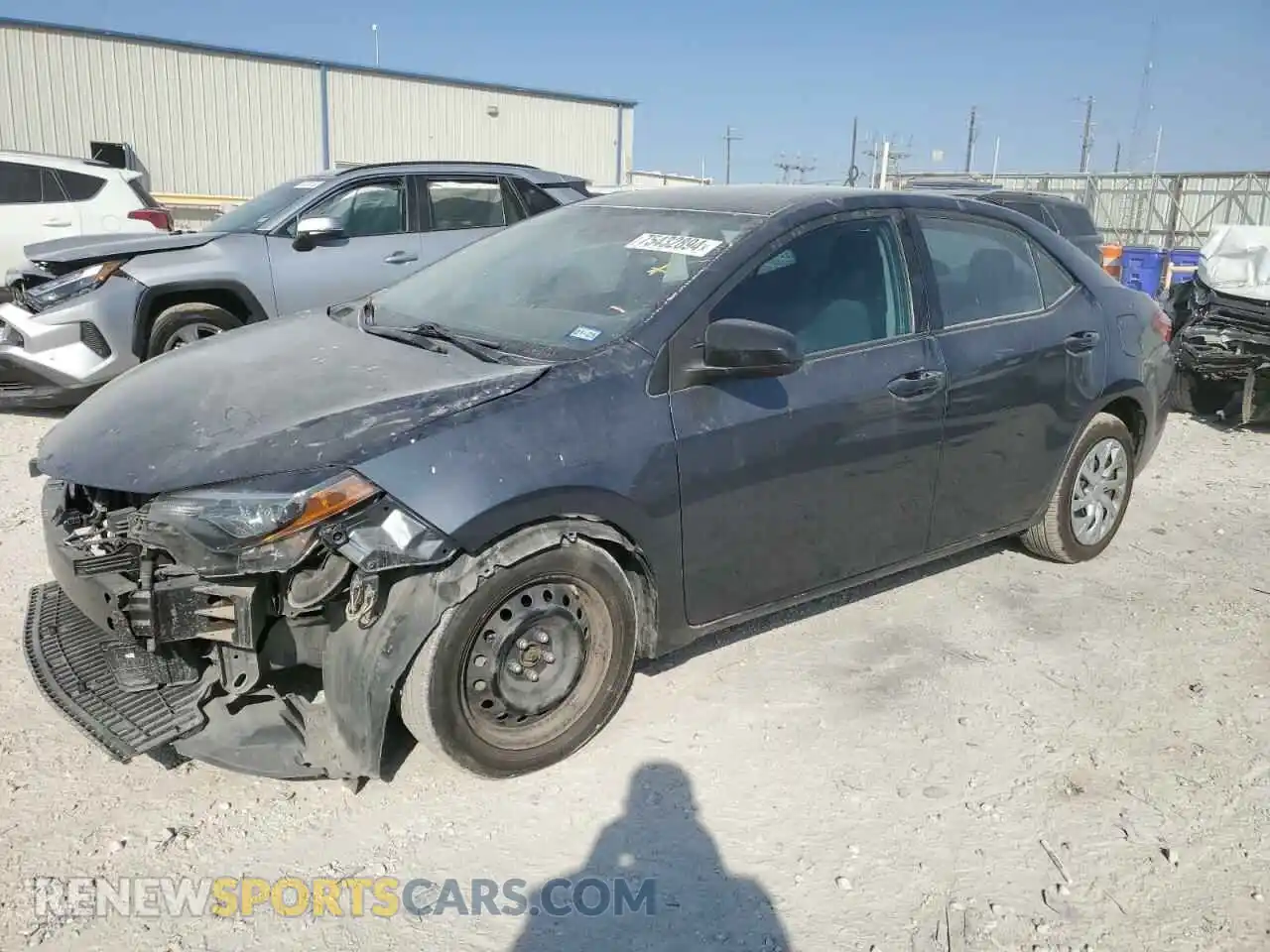 1 Photograph of a damaged car 2T1BURHE2KC148886 TOYOTA COROLLA 2019