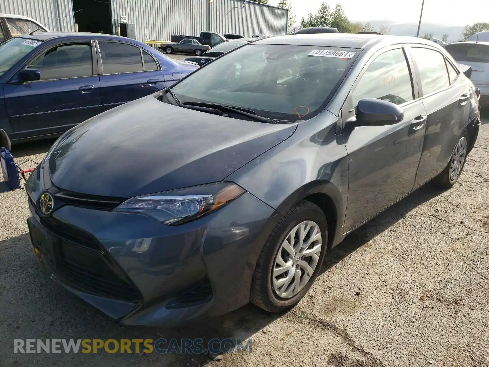 2 Photograph of a damaged car 2T1BURHE2KC152937 TOYOTA COROLLA 2019