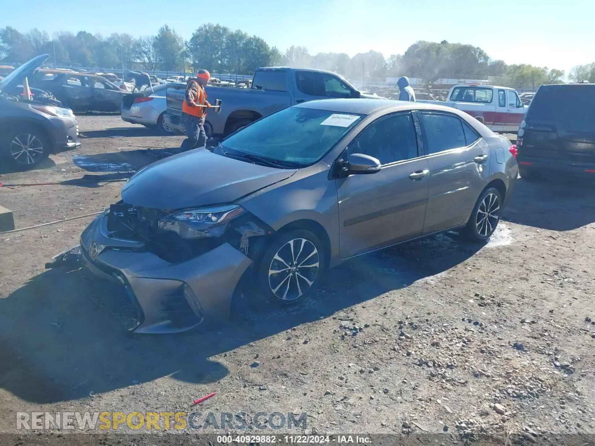 2 Photograph of a damaged car 2T1BURHE2KC153750 TOYOTA COROLLA 2019