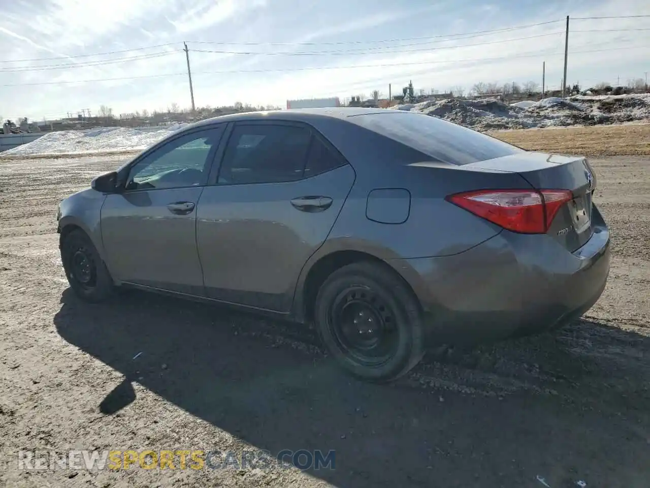 2 Photograph of a damaged car 2T1BURHE2KC155238 TOYOTA COROLLA 2019
