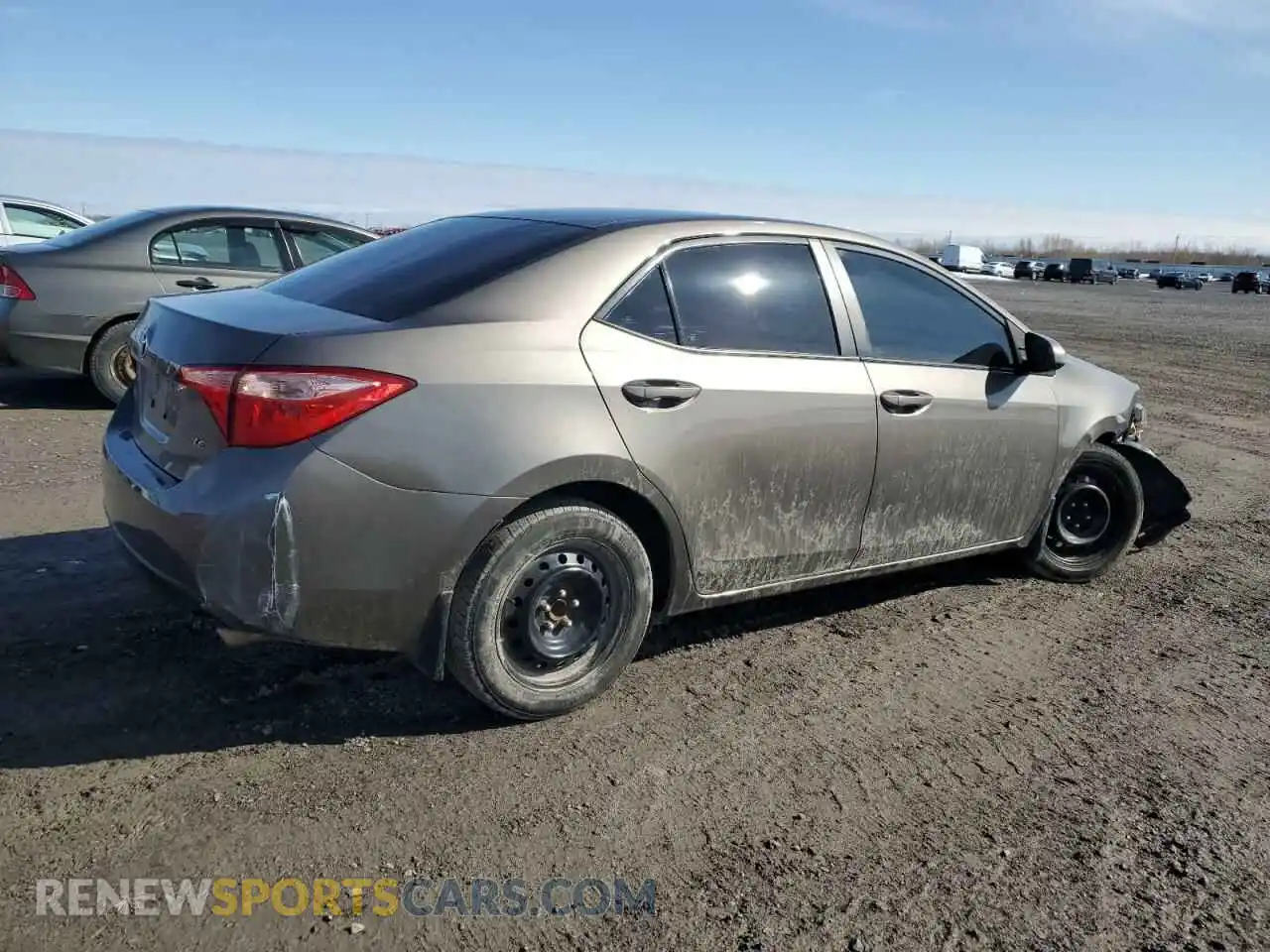 3 Photograph of a damaged car 2T1BURHE2KC155238 TOYOTA COROLLA 2019