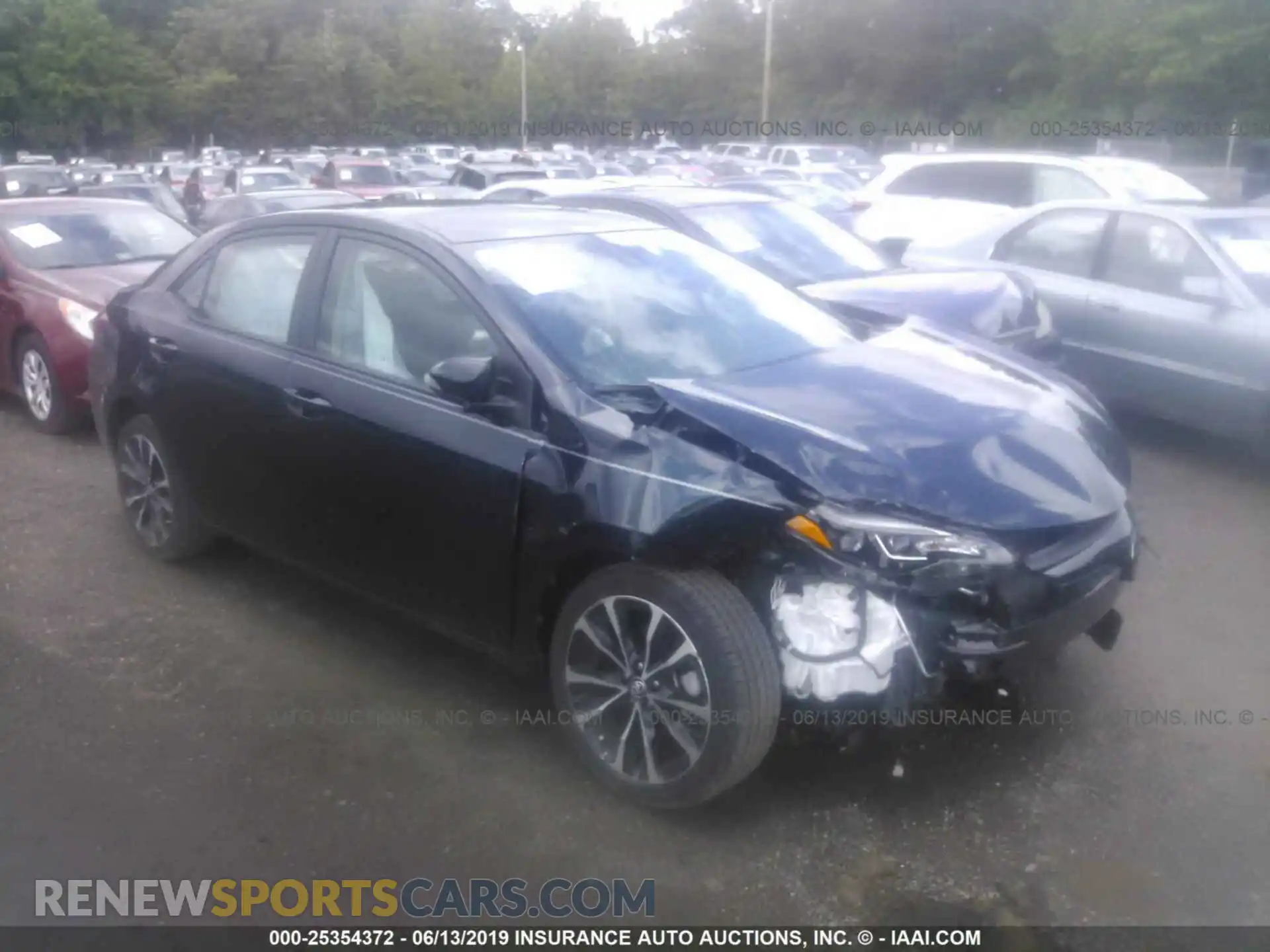 1 Photograph of a damaged car 2T1BURHE2KC157331 TOYOTA COROLLA 2019
