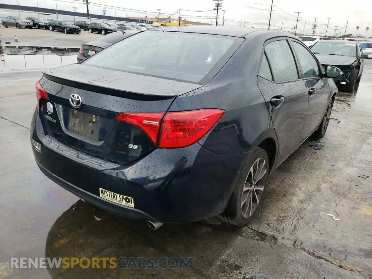 3 fotografías del automóvil dañado 2T1BURHE2KC157443 TOYOTA COROLLA 2019