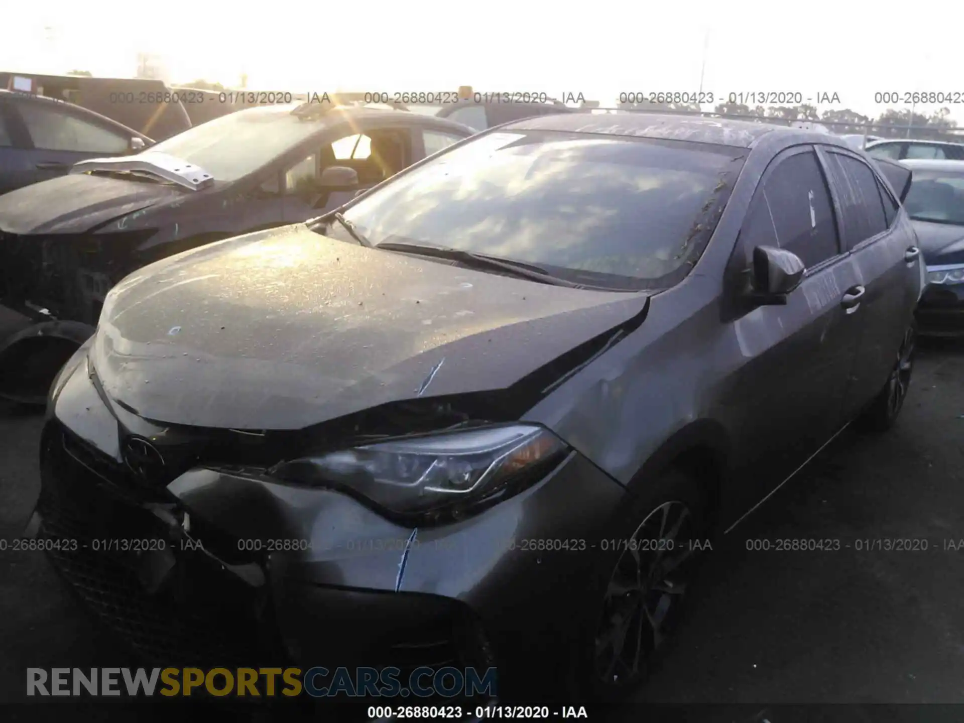 2 Photograph of a damaged car 2T1BURHE2KC157961 TOYOTA COROLLA 2019
