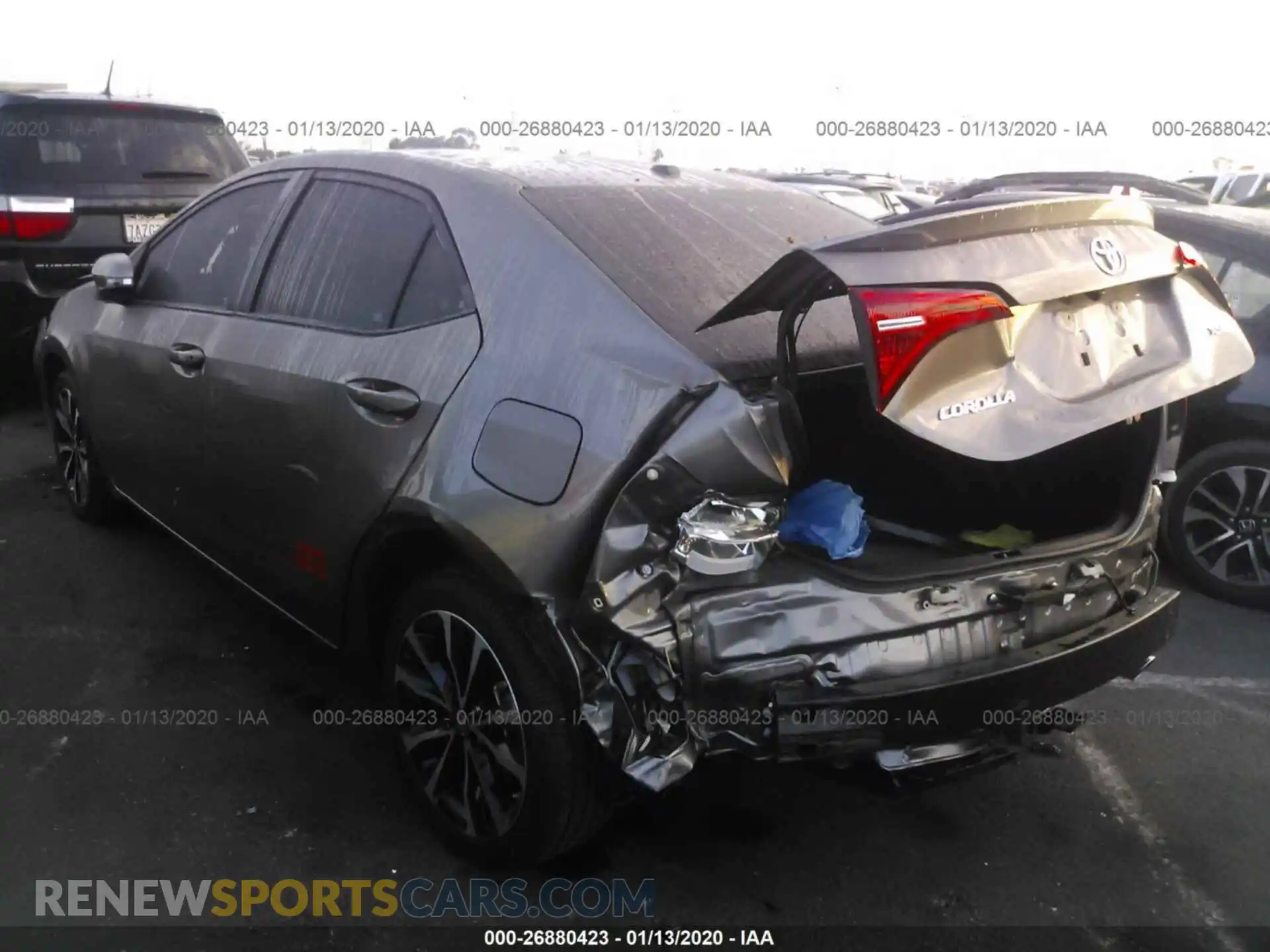 3 Photograph of a damaged car 2T1BURHE2KC157961 TOYOTA COROLLA 2019