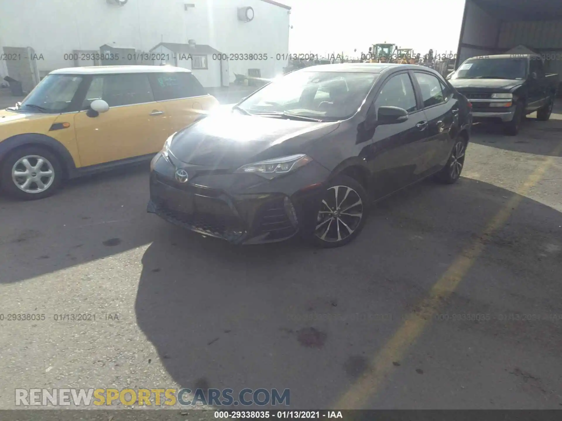 2 Photograph of a damaged car 2T1BURHE2KC160990 TOYOTA COROLLA 2019