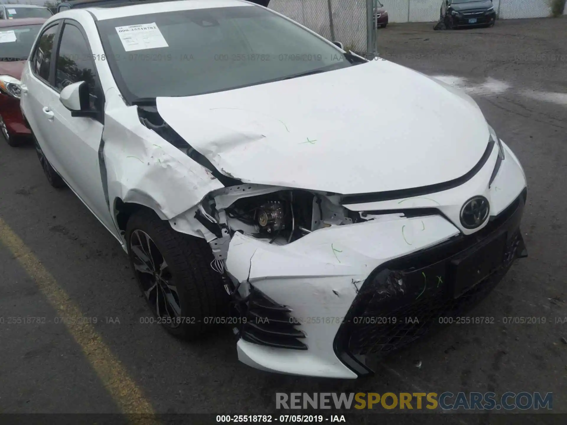 6 Photograph of a damaged car 2T1BURHE2KC161217 TOYOTA COROLLA 2019