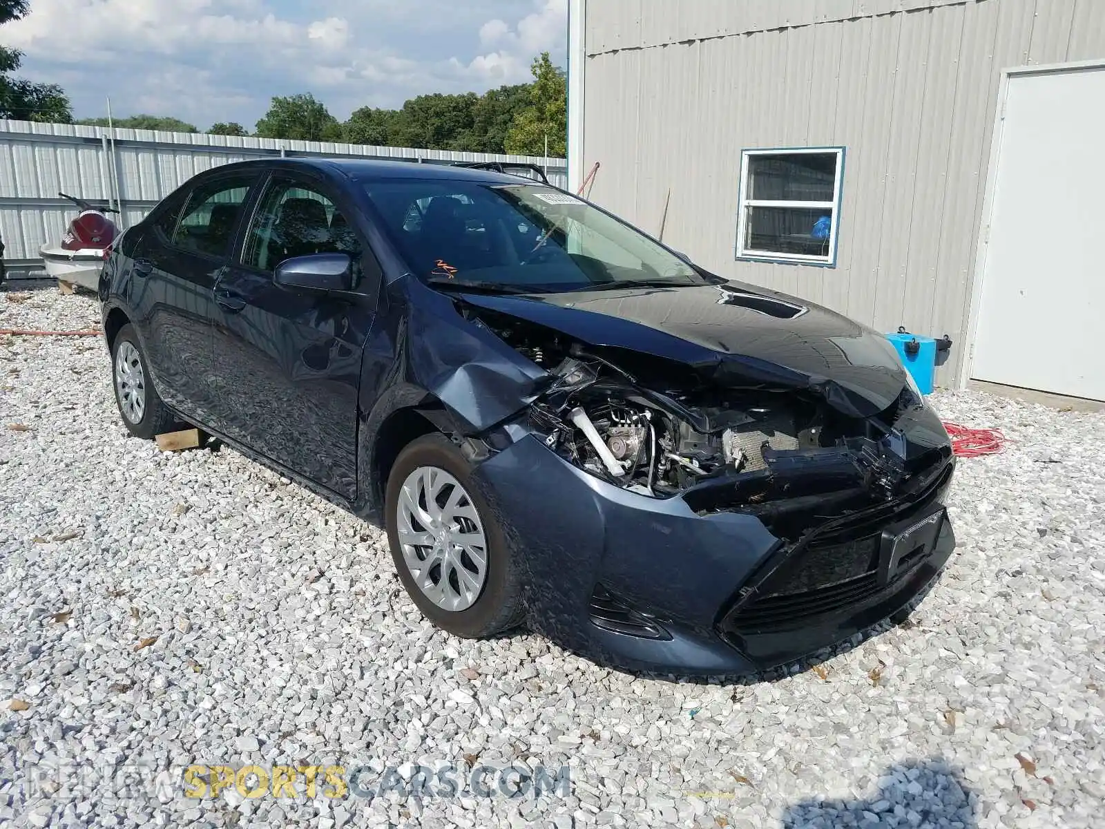 1 Photograph of a damaged car 2T1BURHE2KC164795 TOYOTA COROLLA 2019