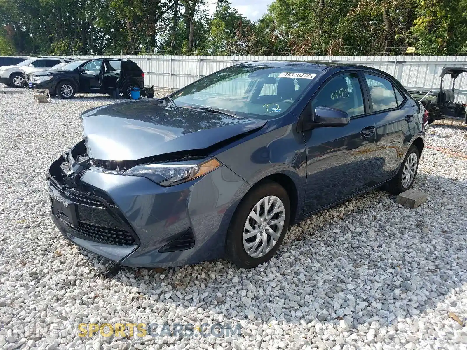 2 Photograph of a damaged car 2T1BURHE2KC164795 TOYOTA COROLLA 2019