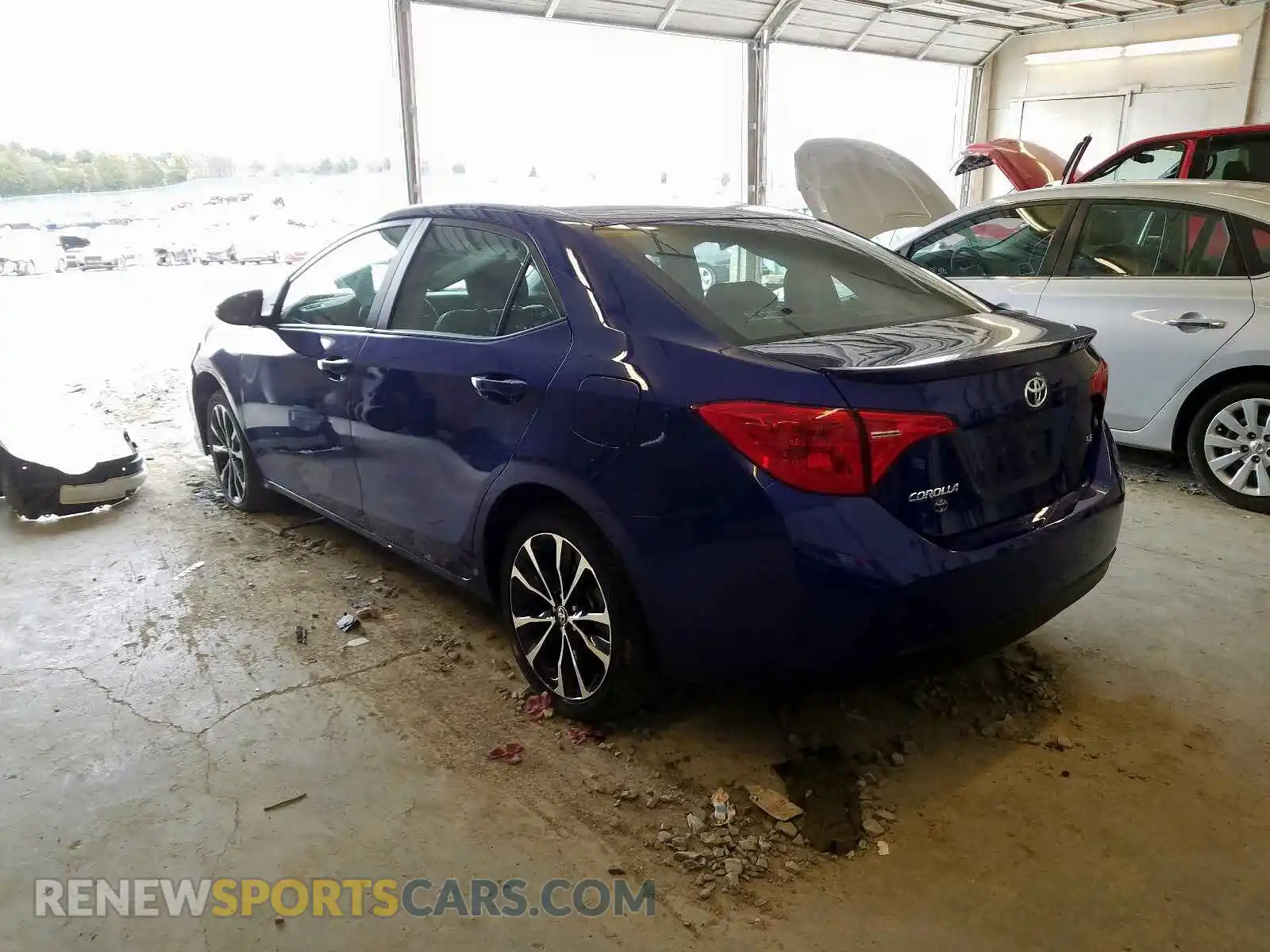 3 Photograph of a damaged car 2T1BURHE2KC169379 TOYOTA COROLLA 2019