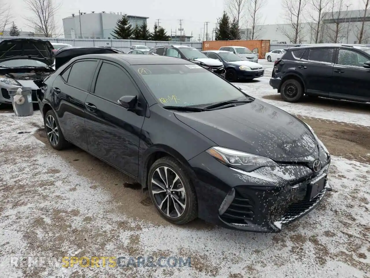 1 Photograph of a damaged car 2T1BURHE2KC174419 TOYOTA COROLLA 2019