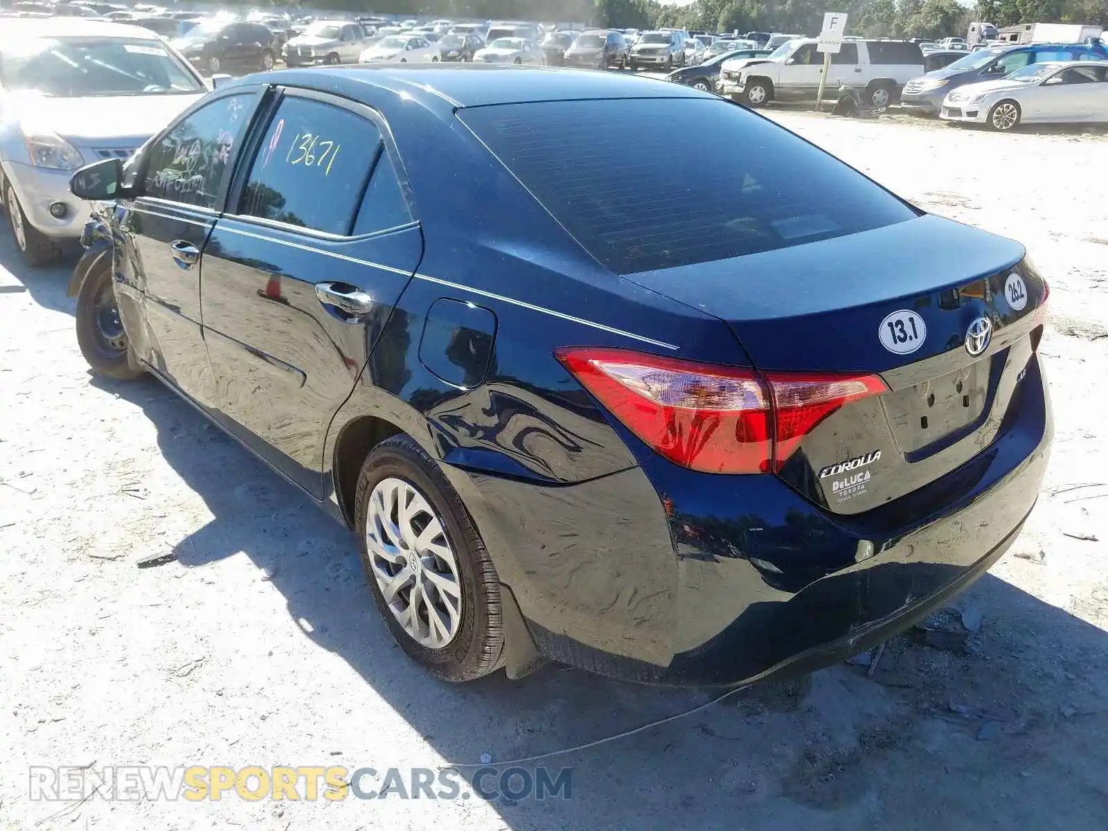 3 Photograph of a damaged car 2T1BURHE2KC176252 TOYOTA COROLLA 2019