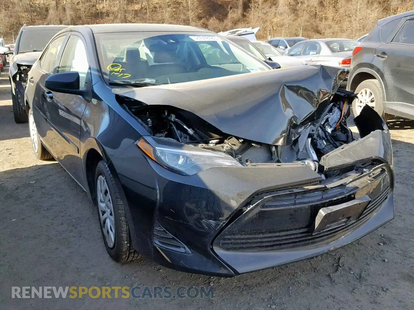 1 Photograph of a damaged car 2T1BURHE2KC177532 TOYOTA COROLLA 2019
