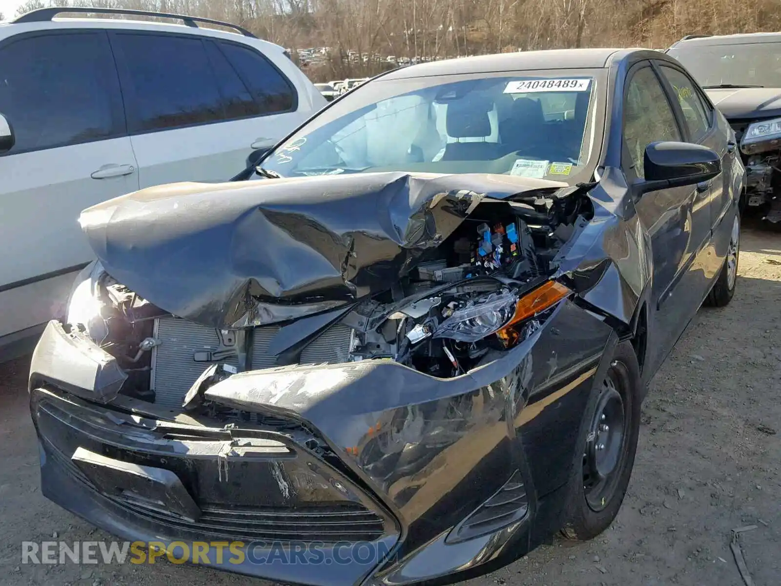 2 Photograph of a damaged car 2T1BURHE2KC177532 TOYOTA COROLLA 2019