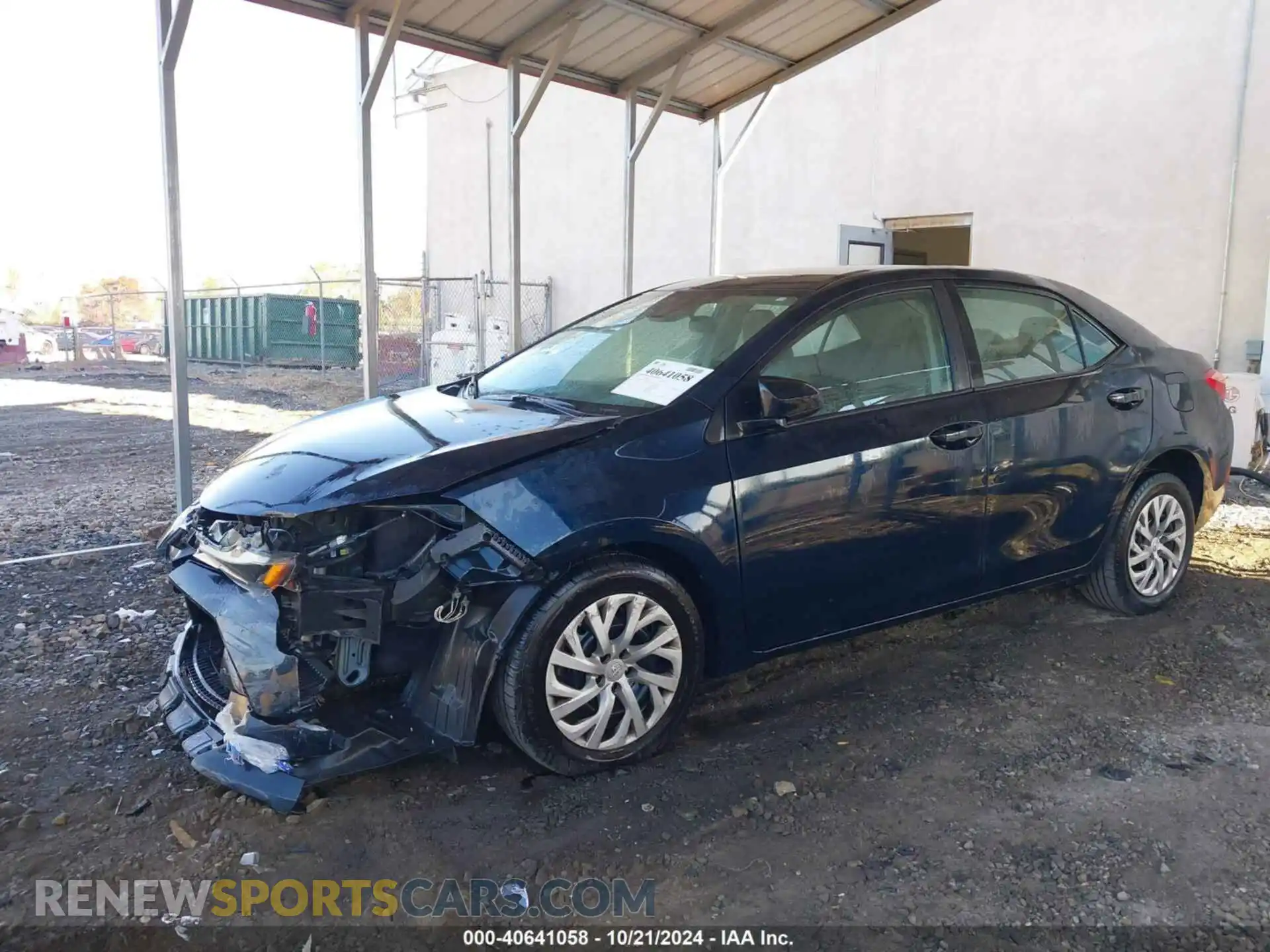 2 Photograph of a damaged car 2T1BURHE2KC179751 TOYOTA COROLLA 2019