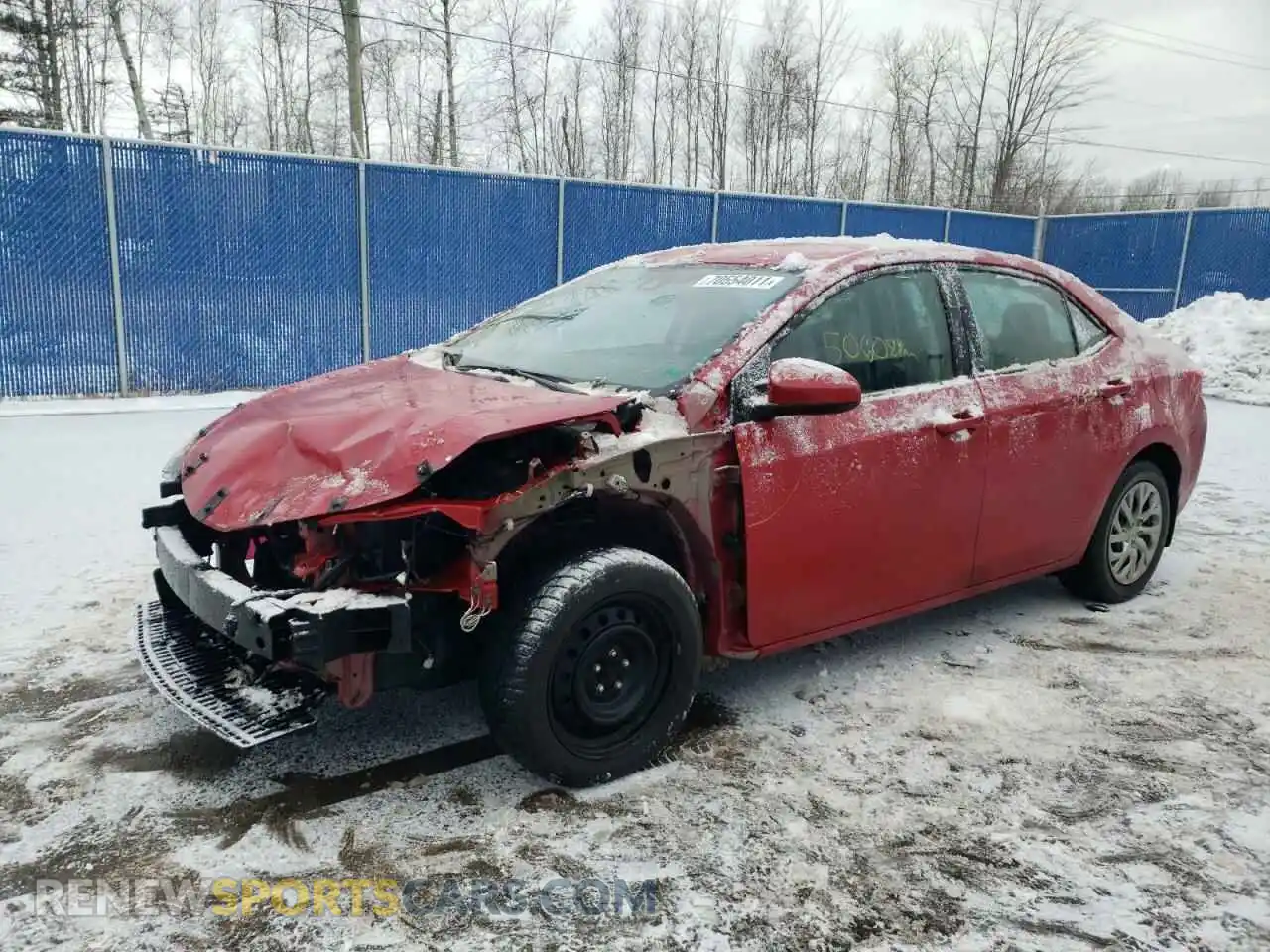 2 Фотография поврежденного автомобиля 2T1BURHE2KC181502 TOYOTA COROLLA 2019