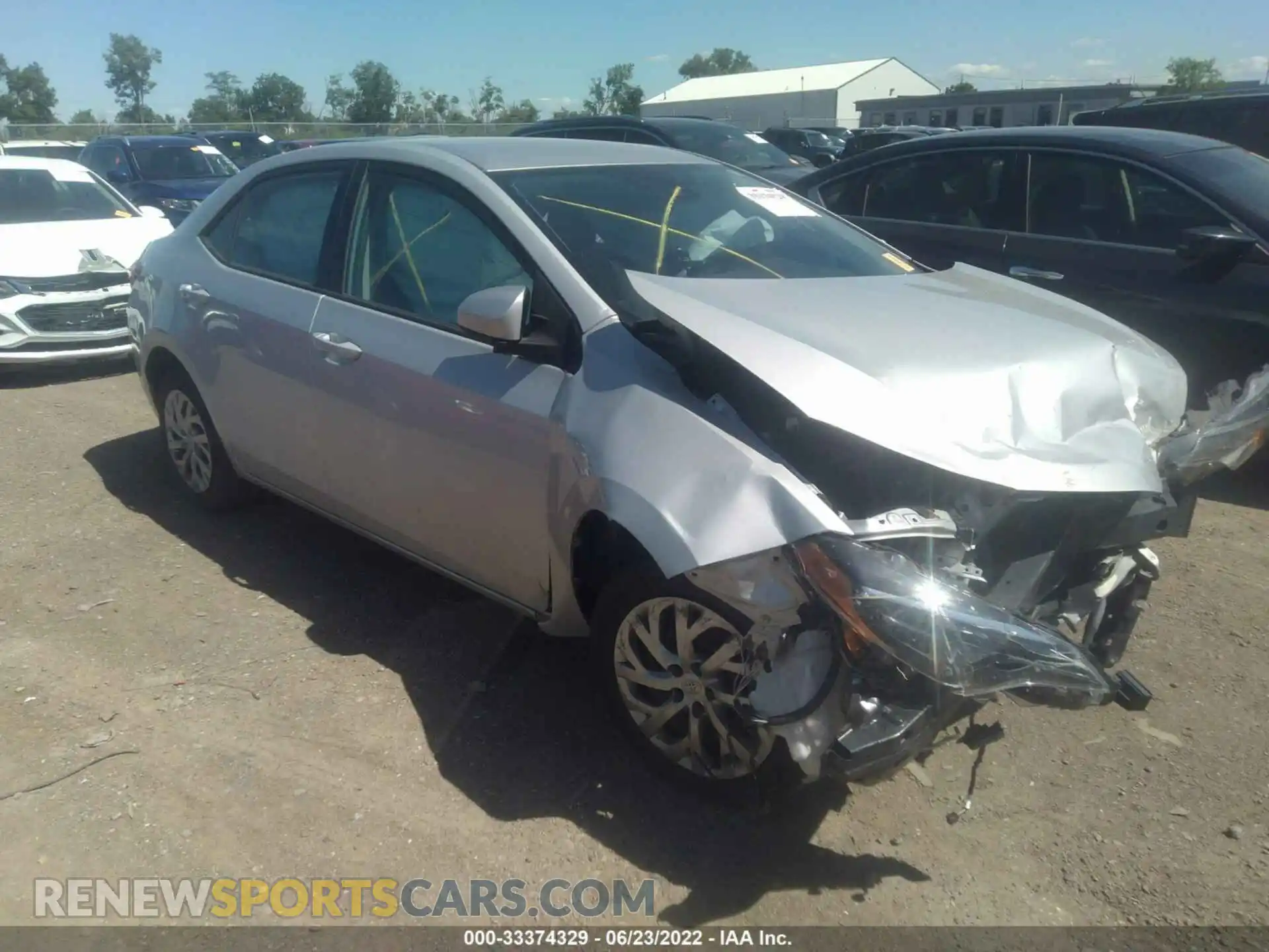 1 Photograph of a damaged car 2T1BURHE2KC181712 TOYOTA COROLLA 2019