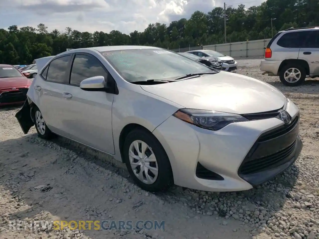 1 Photograph of a damaged car 2T1BURHE2KC186019 TOYOTA COROLLA 2019