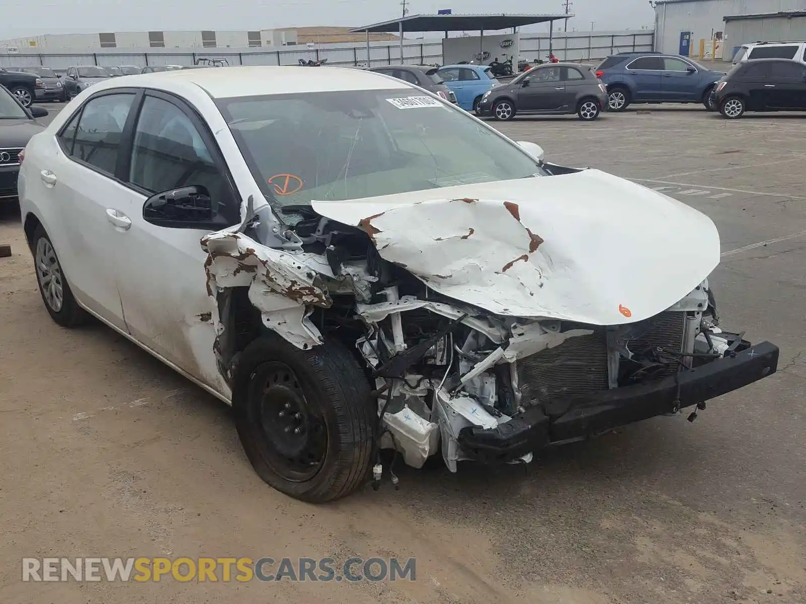 1 Photograph of a damaged car 2T1BURHE2KC190457 TOYOTA COROLLA 2019