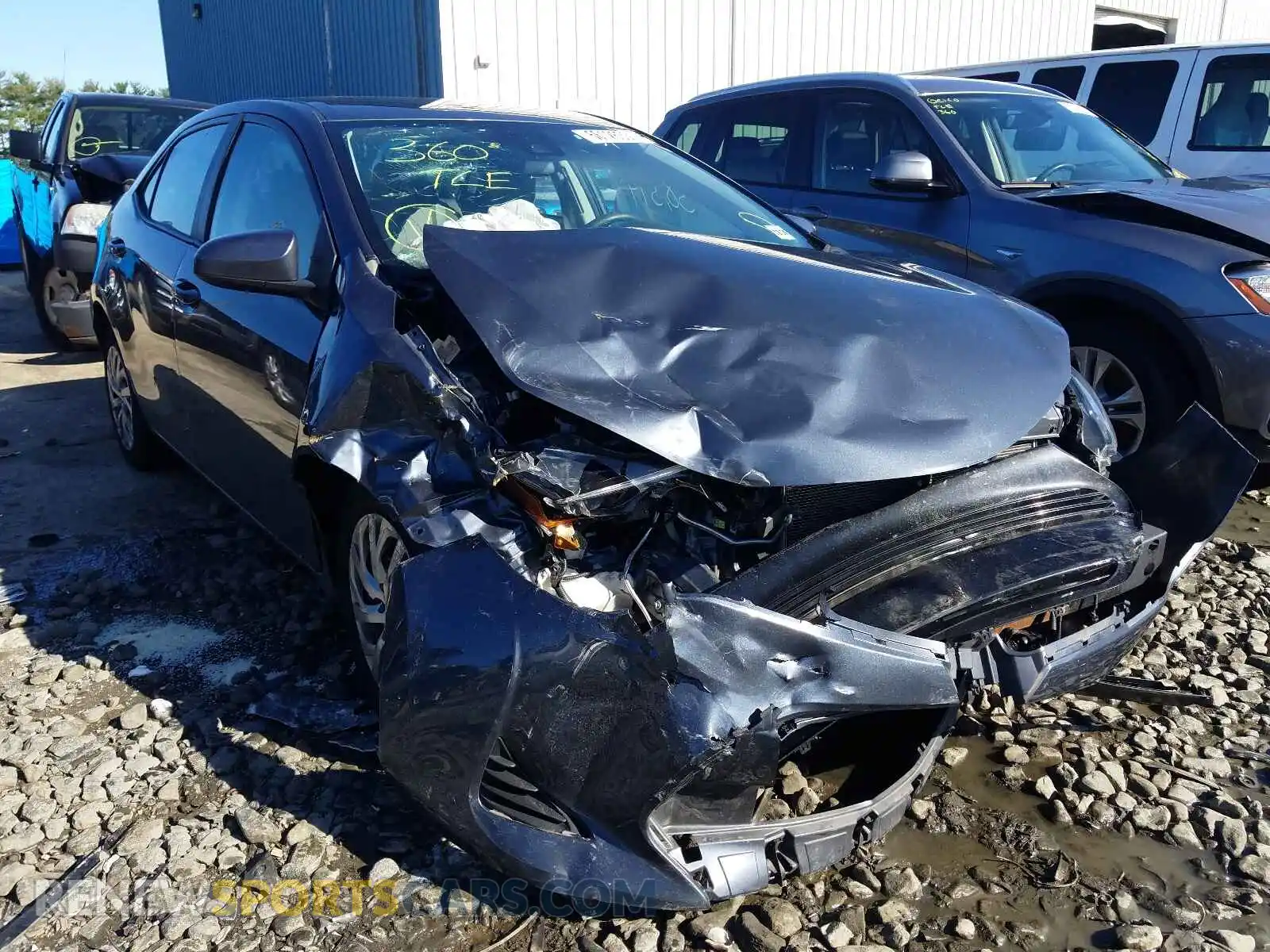 1 Photograph of a damaged car 2T1BURHE2KC194671 TOYOTA COROLLA 2019